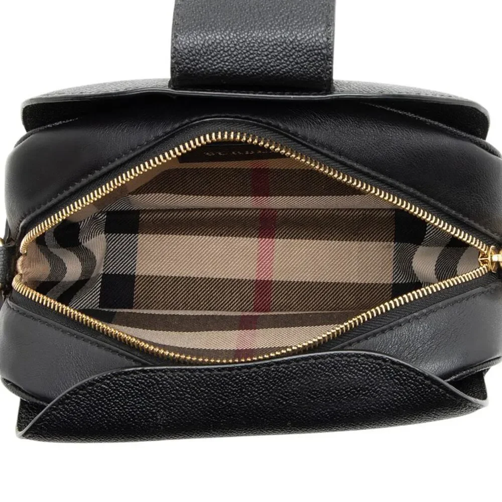 Burberry Soft Grain Calfskin Buckle Small Crossbody